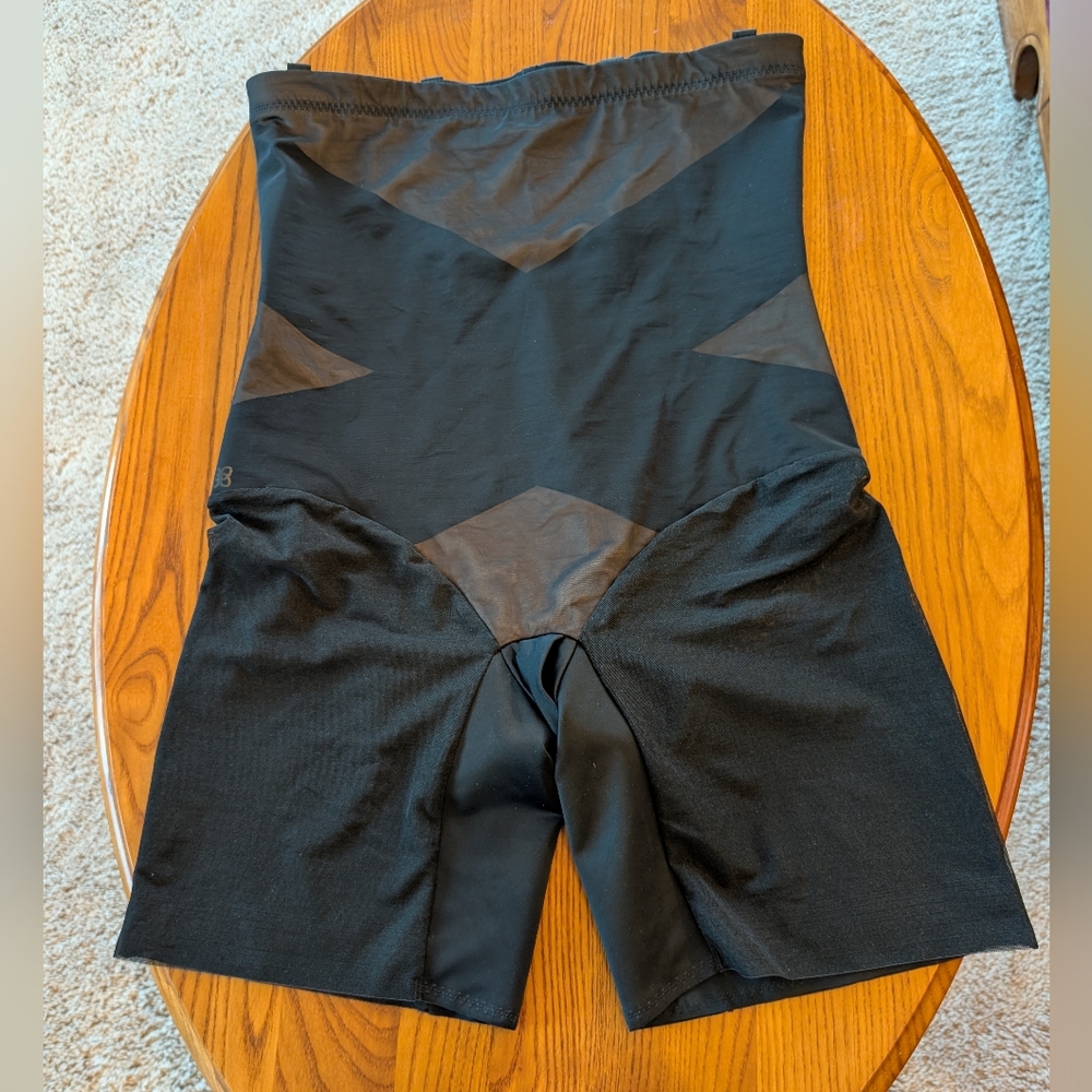 Honeylove Black Super Power Shaper High Waist Tummy Control Short, Size  1X